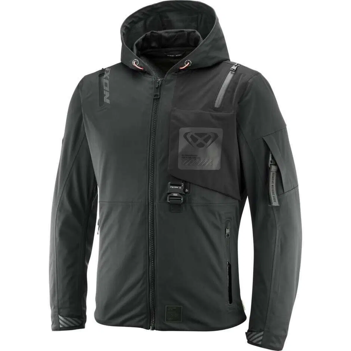 Giacca Moto Estiva Ixon M-QUARTER Antracite Nero