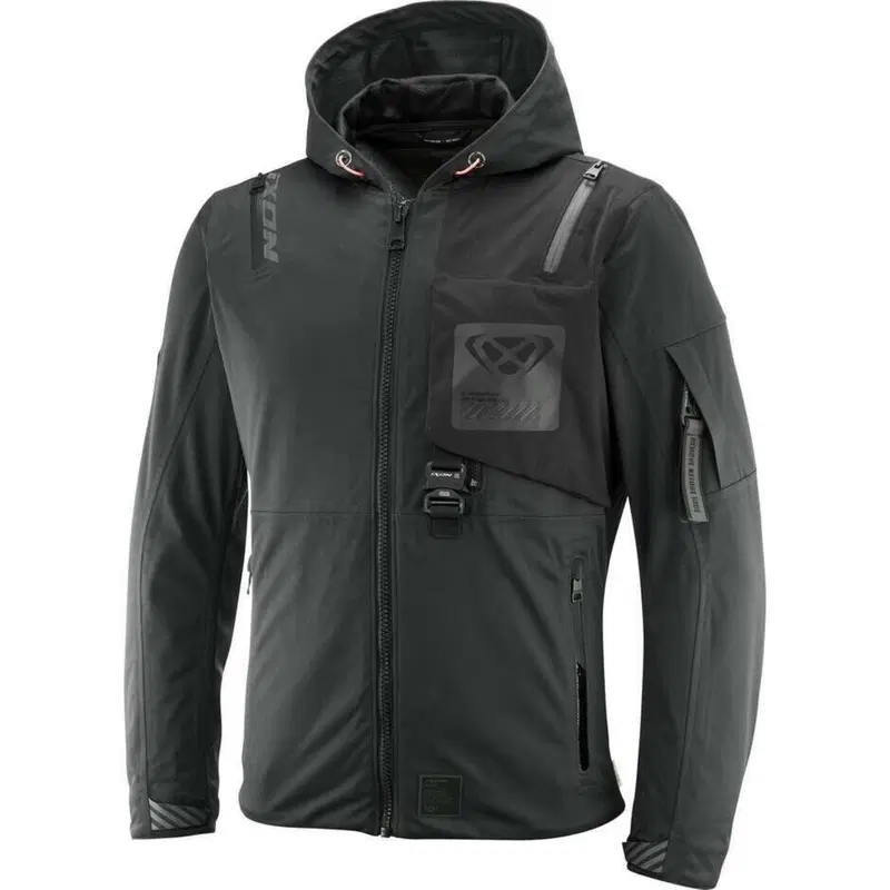 Giacca Moto Estiva Ixon M-QUARTER Antracite Nero