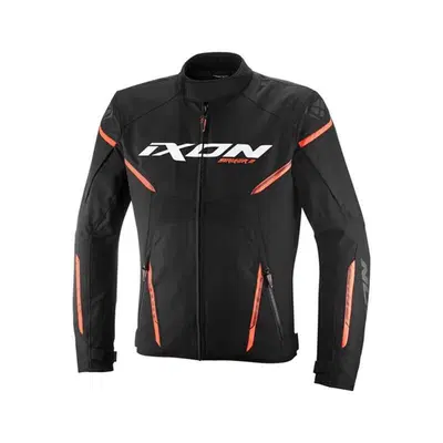 Giacca Moto Ixon Striker 2 Nero Arancione