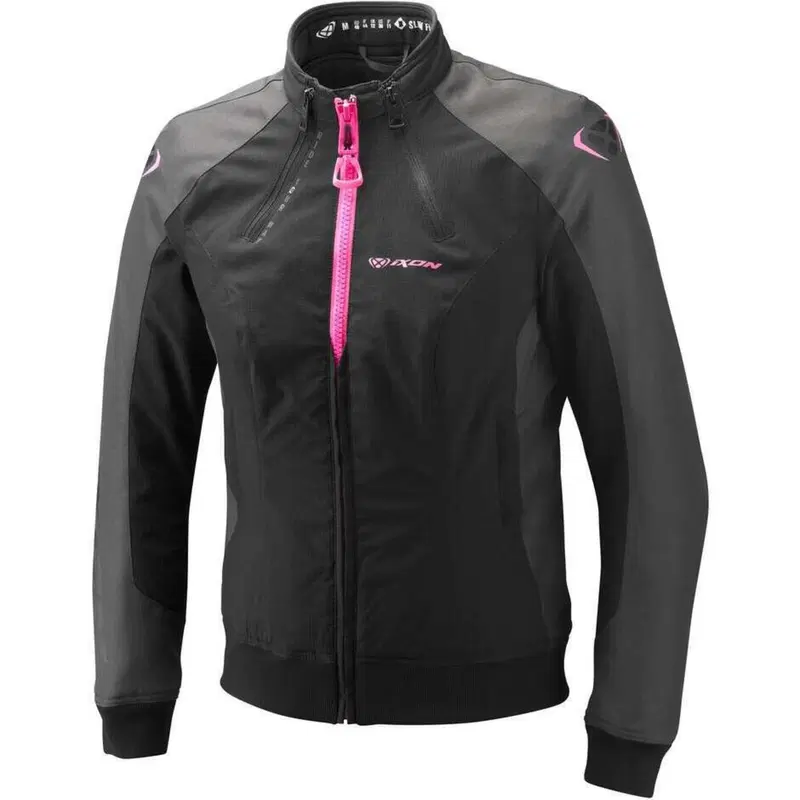 Giacca Moto Donna Ixon Siwa Lady Nero Antracite Ro
