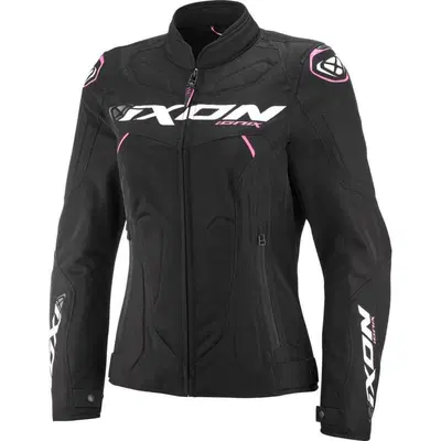 Giacca Moto Donna Estiva Ixon Ionix Lady Nero Rosa