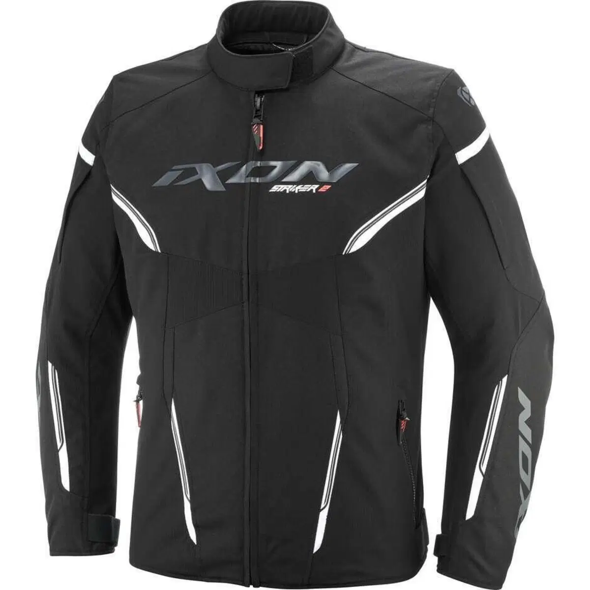 Giacca Moto Donna Ixon Striker 2 C-Size Nero Bianc