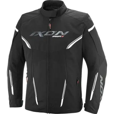 Giacca Moto Donna Ixon Striker 2 C-Size Nero Bianc