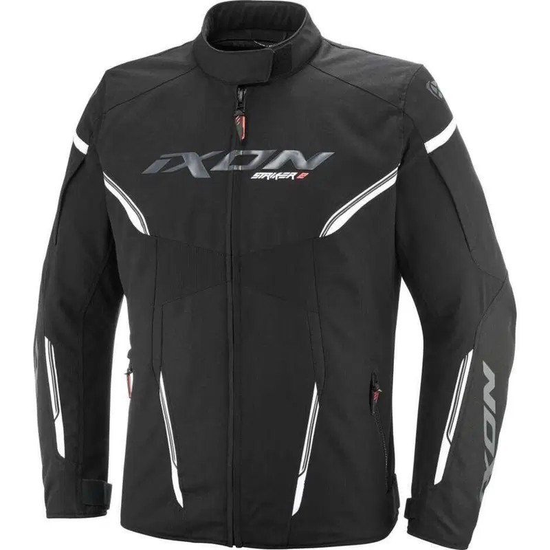 Giacca Moto Donna Ixon Striker 2 C-Size Nero Bianc