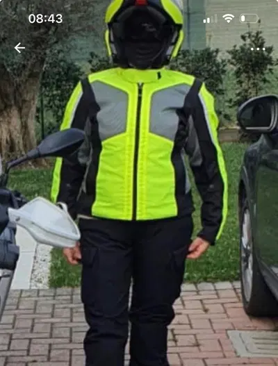 Giacca gialla neon BMW Motorrad AirShell