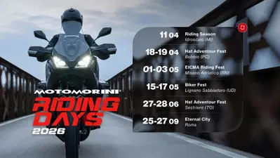 Moto Morini scalda i motori! Al via i Riding Days 2026, sei tappe per testare tutta la gamma