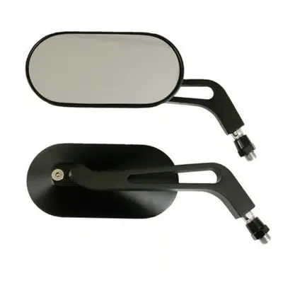Specchietti Oval neri venduti in coppia Motorcycle 