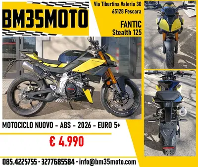 Fantic Motor Stealth 125 (2025 - 26) nuova