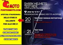 Punto G Moto: test ride con Revit, Shark e Yamaha: caschi, airbag e moto da provare