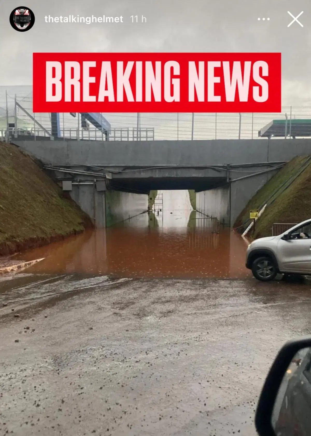 MotoGP 2026. GP del Brasile. Allarme meteo a Goiania. Ecco le condizioni del tracciato (foto dai profili social di The Talking Helmet) (2)