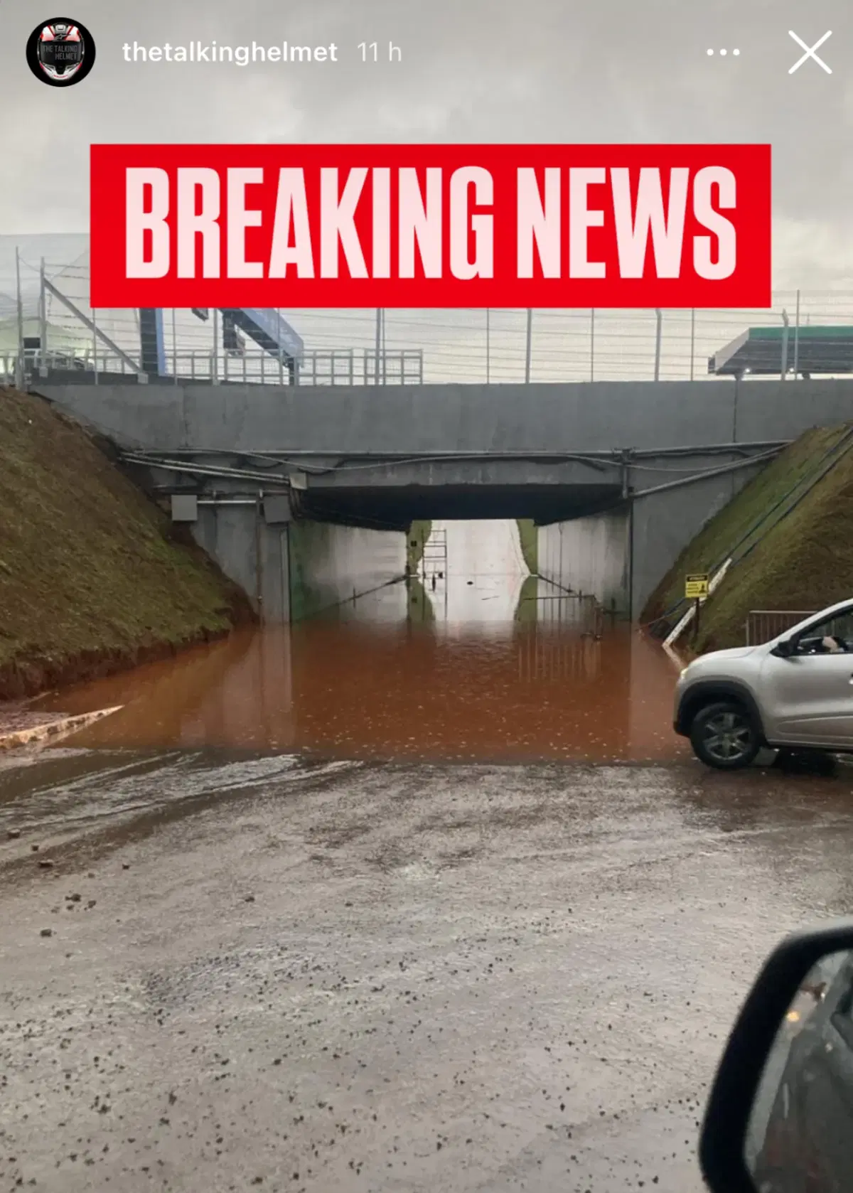 MotoGP 2026. GP del Brasile. Allarme meteo a Goiania. Ecco le condizioni del tracciato (foto dai profili social di The Talking Helmet) (2)
