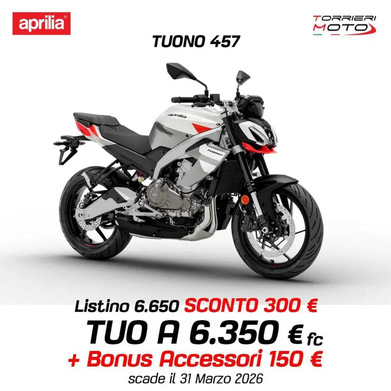 Aprilia Tuono 457 (2025 - 26)