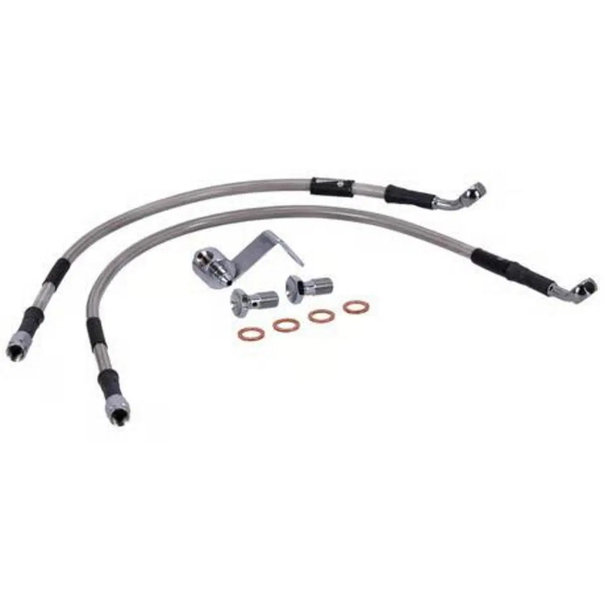 Tubo freno post treccia inox per Softail FXST*** d Goodridge