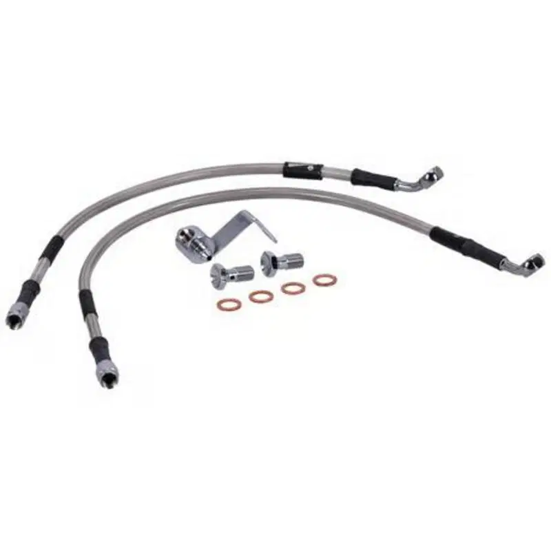 Tubo freno post treccia inox per Softail FXST*** d Goodridge
