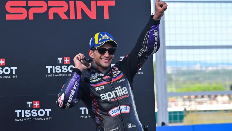 MotoGP 2026. GP del Brasile. Il primo podio Aprilia di Jorge Mart&iacute;n: "Ho lavorato molto per essere qui, non arriva a caso" 