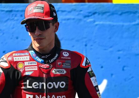 Márquez, 4°, indica il problema della sua Ducati: Mi mancano solo i primi giri. Buon weekend comunque, avevo un po' paura per quelle lunghe curve a destra