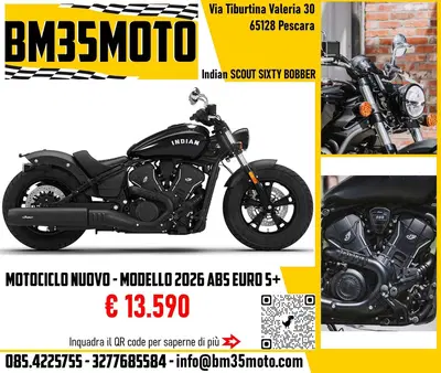 Indian Scout Sixty 999 Bobber (2025 - 26) nuova