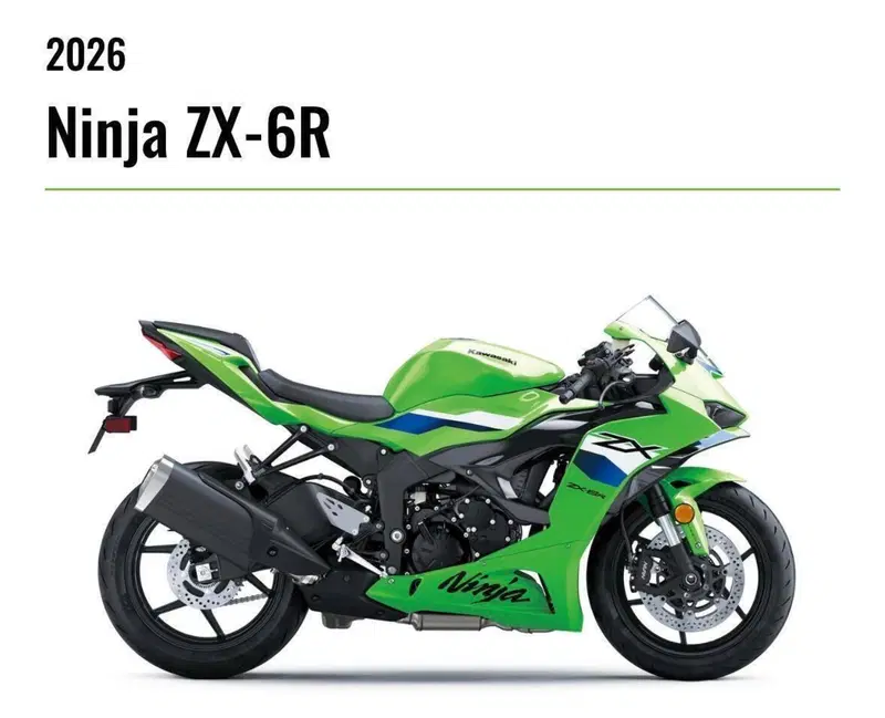 Kawasaki Ninja 636 ZX-6R (2024 - 26)