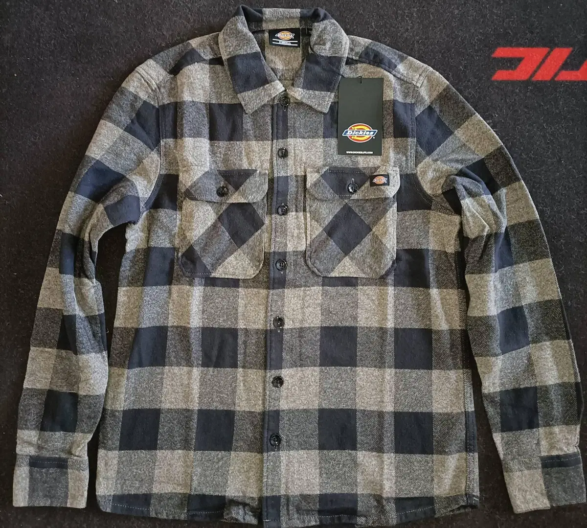 Camicia Dickies Sacramento grigio melange