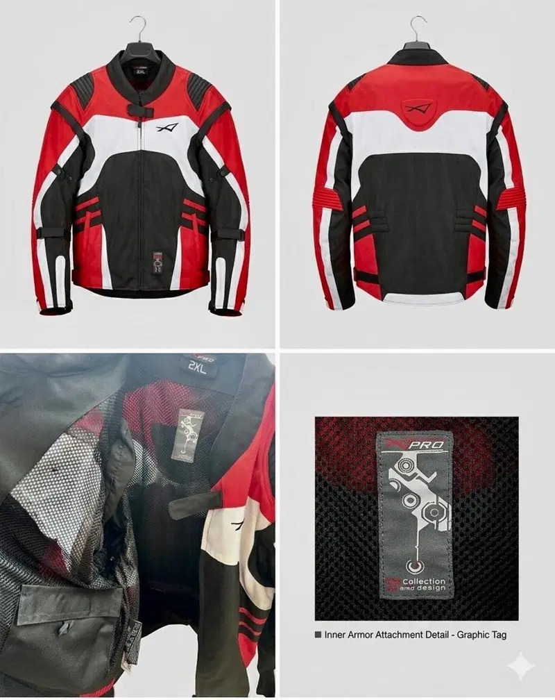 Giacca da moto Xpro (Taglia 2XL) 24MX