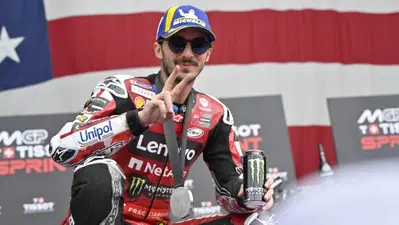 MotoGP 2026. GP delle Americhe. Pecco Bagnaia domina la Sprint ma la vittoria sfuma all'ultimo giro: "Sono contento ma..."