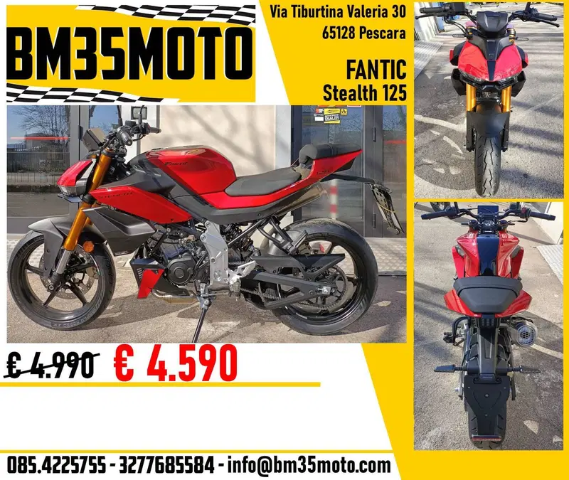 Fantic Motor Stealth 125 (2025 - 26)