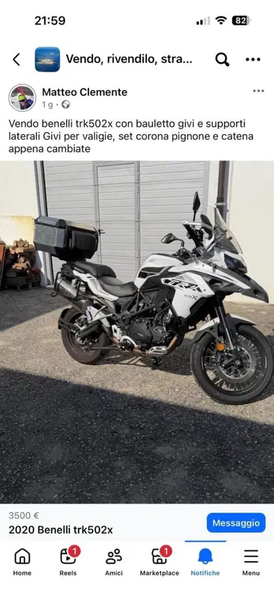 Benelli TRK 502X (2020) usata