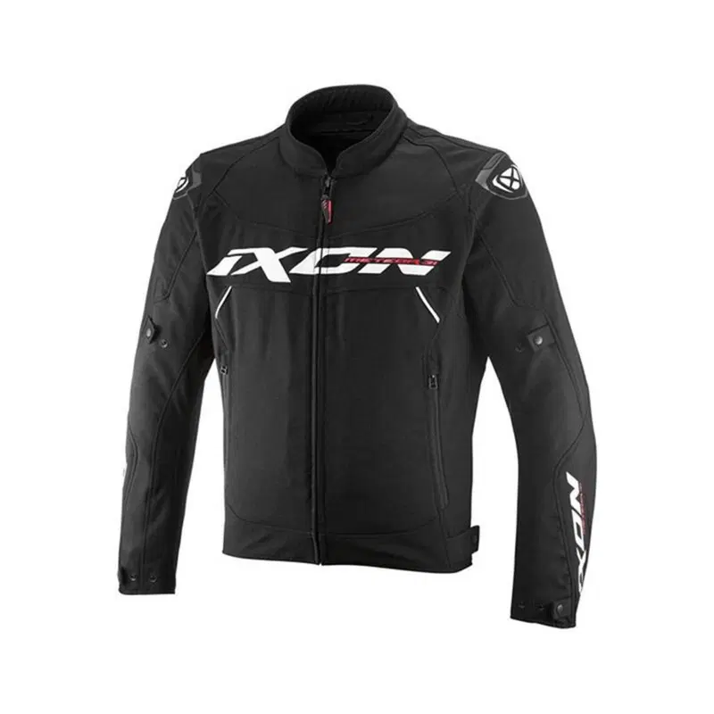 Giacca Moto Estiva Ixon Meteor 31 Nero Bianco