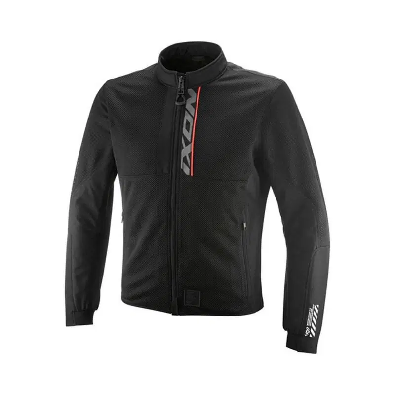 Giacca Moto Estiva Ixon Ostro Nero Rosso