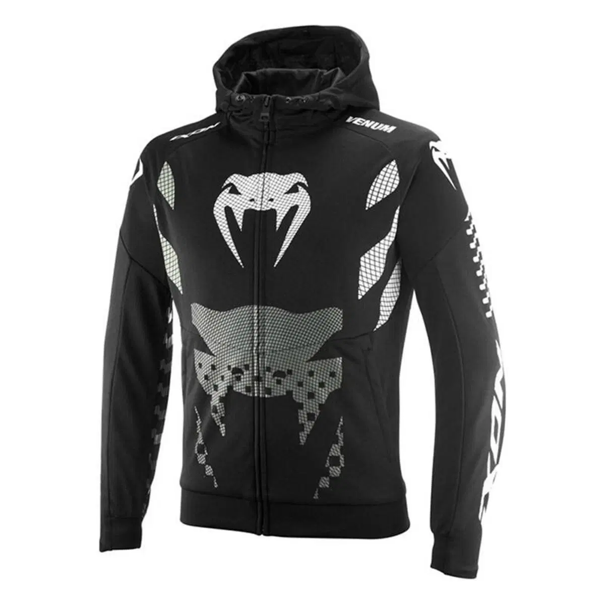 Giacca Moto Ixon Venum Touch-R Nero Bianco