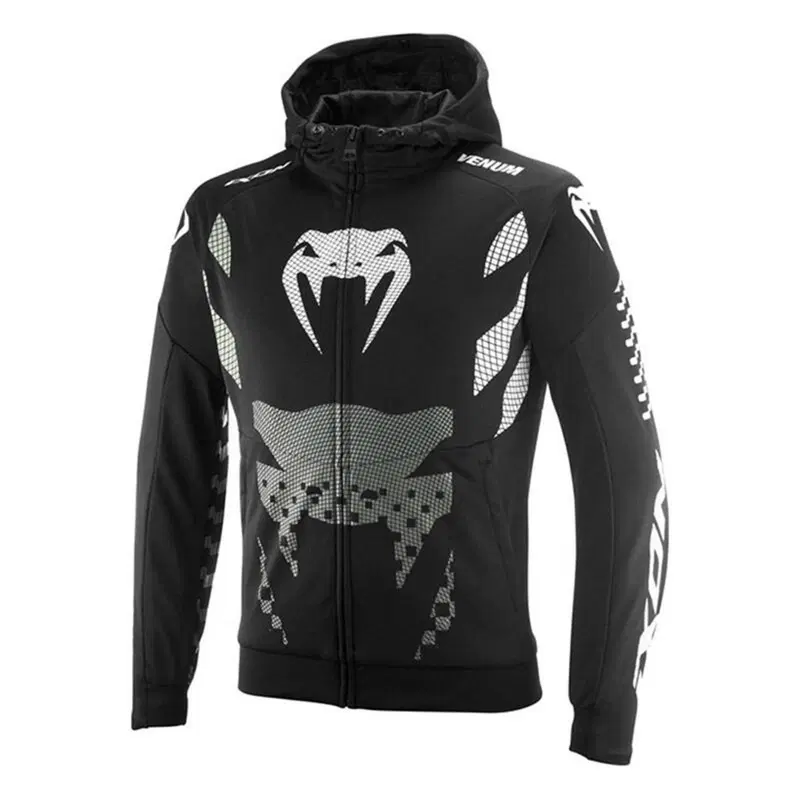 Giacca Moto Ixon Venum Touch-R Nero Bianco