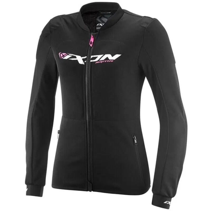 Giacca Moto Donna Estiva Ixon Arma Lady Nero Bianc