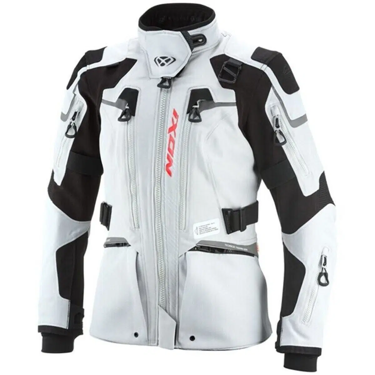 Giacca Moto Donna Ixon Odin Lady Grigio Chiaro Ner