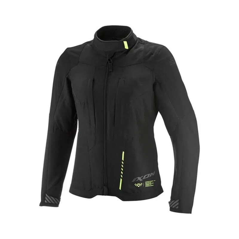 Giacca Moto Donna Ixon Tyr Lady Nero Giallo