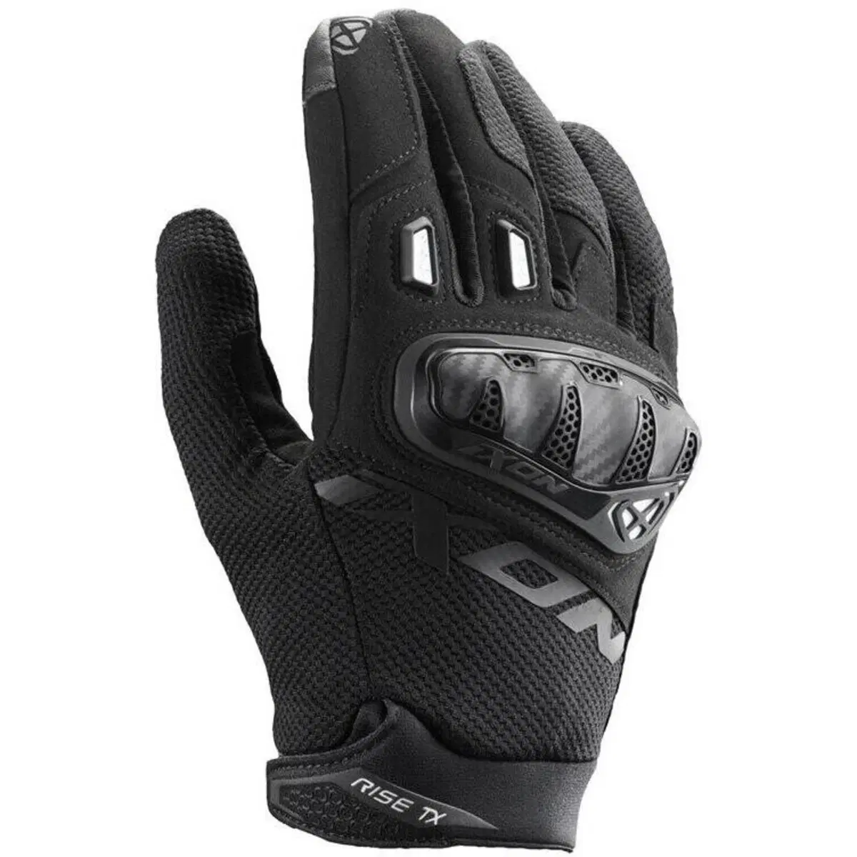 Guanti Moto Estivi Ixon Rise TX Nero Bianco