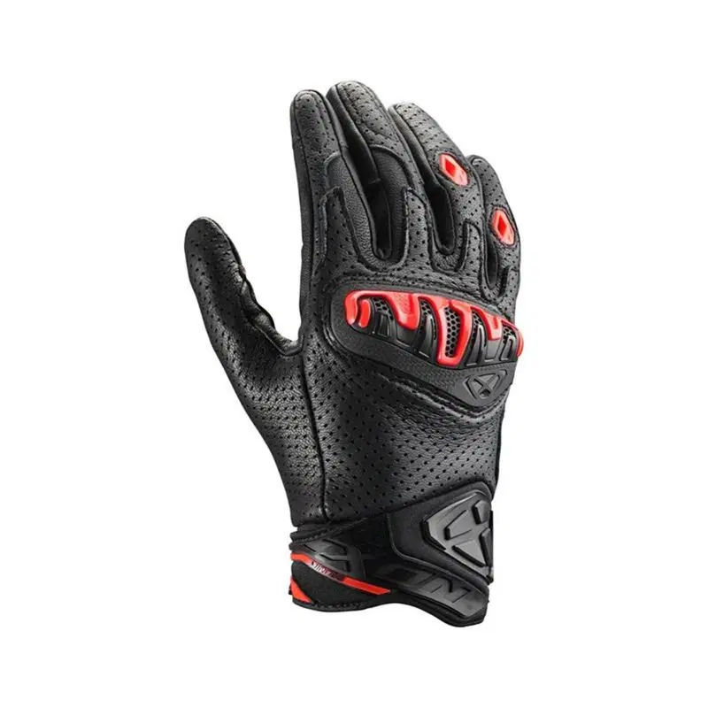 Guanti Moto Estivi Ixon Mirage Nero Rosso