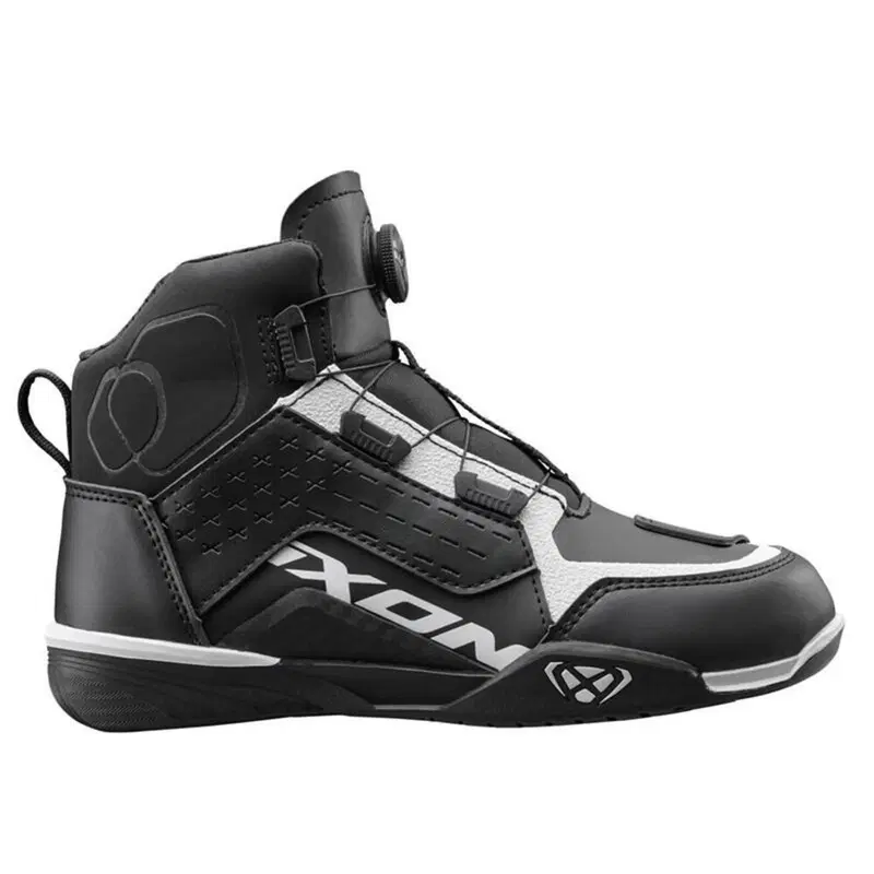 Scarpe Moto Donna Ixon Vyper WP Nero Bianco