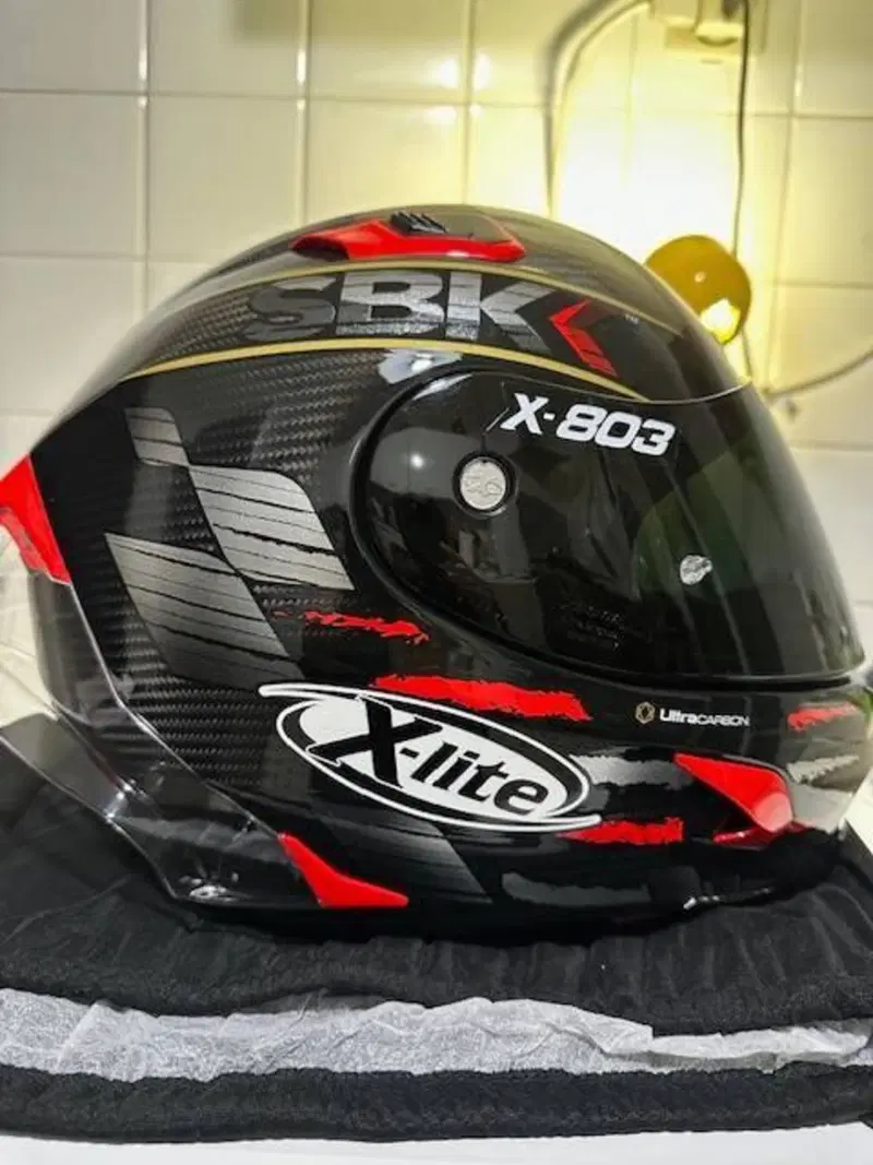 vendo casco x-lite sbk x-803 ultracarbon nuovo con