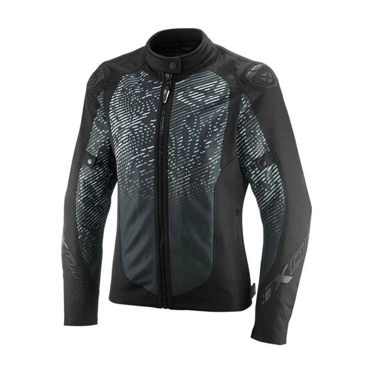 Giacca Moto Donna Estiva Ixon Artemis Nero Bianco