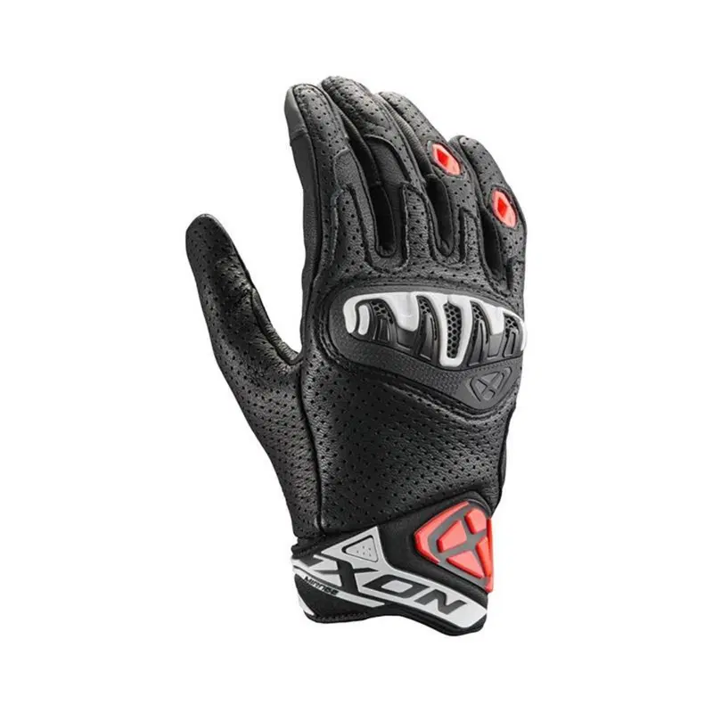 Guanti Moto Estivi Ixon Mirage Nero Bianco Rosso