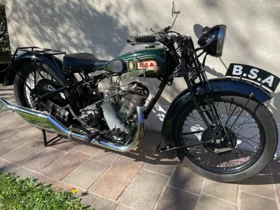Bsa Sloper HP 5.57 DeLuxe d'epoca