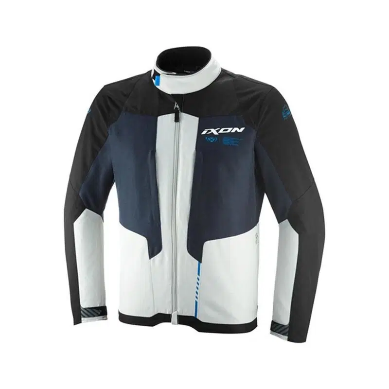 Giacca Moto Ixon Tyr Grigio Blu