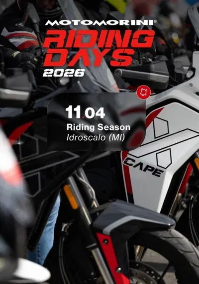 Moto Morini: al via da Milano il tour Riding Days 2026