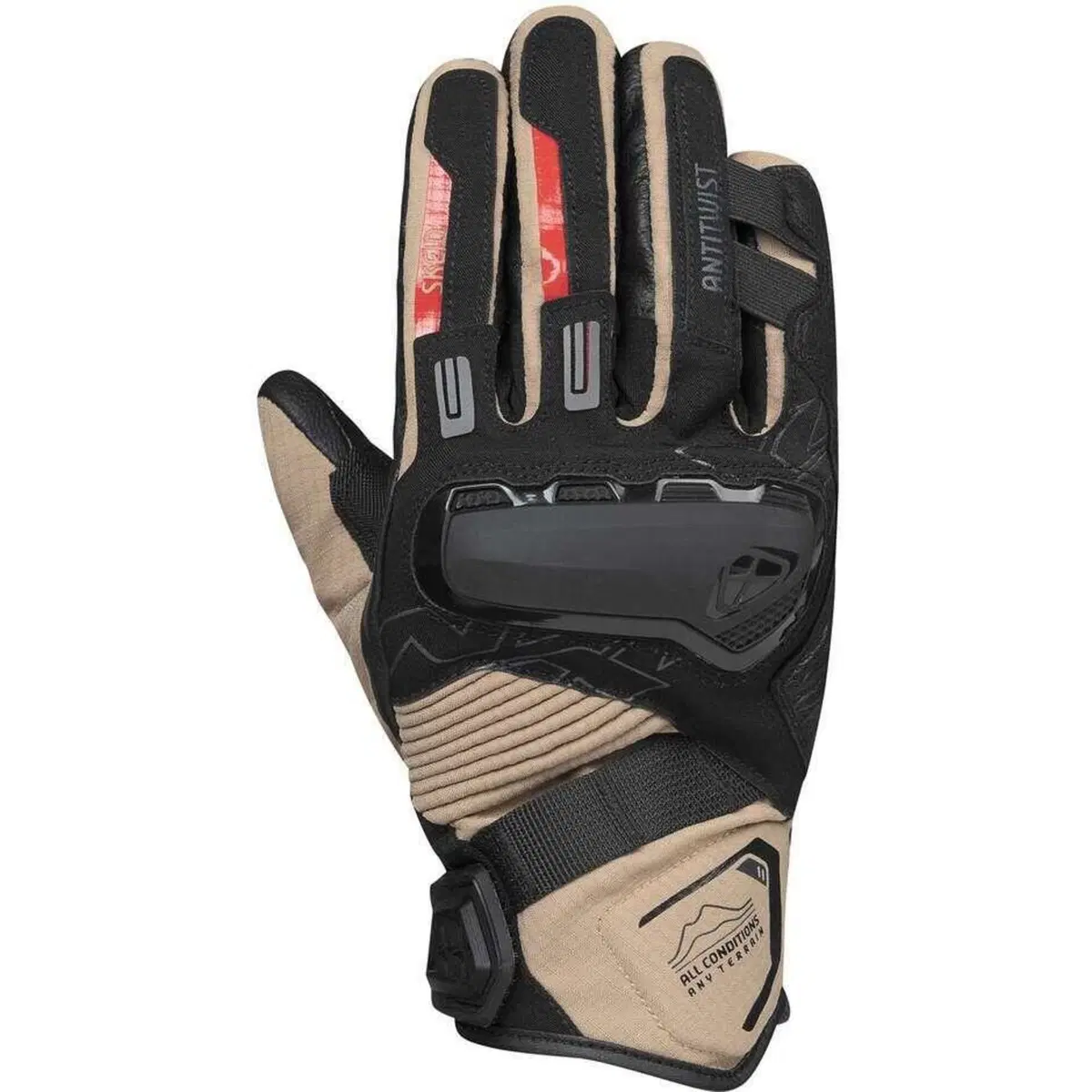Guanti moto Ixon MS SKEID Nero Sabbia