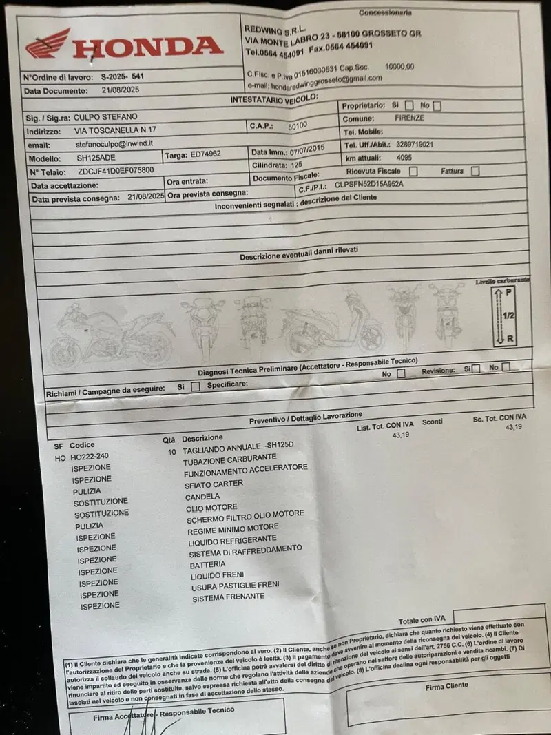 Honda SH 125 i ABS (2013 - 17) (2)