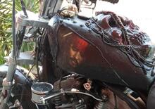 Una Harley-Davidson speciale pronta a partire per Johnny Depp