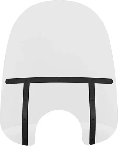 Parabrezza Memphis Fats alto 53 cm fum&egrave; nero inten 