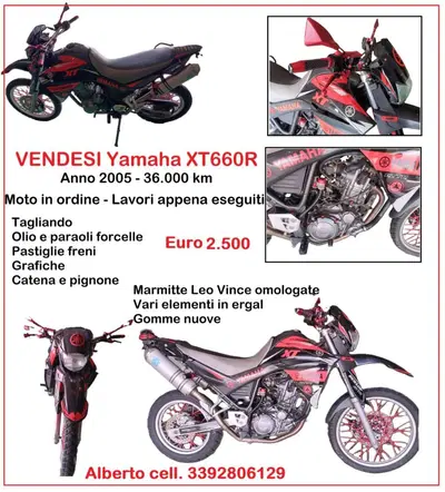 Yamaha XT 660 R (2004 - 16) usata