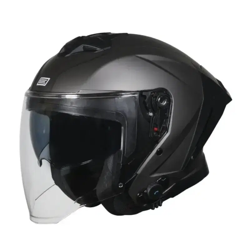 Casco Jet Origine Aprica Titanio Opaco Con Interfo 
