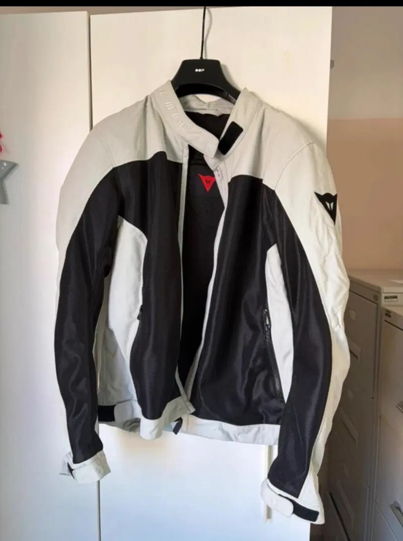 Giacca moto donna estiva Sevilla air lady nero ghi Dainese (2)
